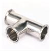 38 mm Tube OD, 1.5 in Tri-Clamp, 50.5 mm Ferrule OD Tee, 304 Stainless Steel Pipe Fitting view 2