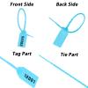 100 Colorful Tamper-Evident Plastic Security Seals with Serial Numbers, 250 mm view 3