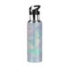 Woltant Triangle Blue Pink 600 ml Vacuum-Insulated Stainless Steel Water Bottle with Straw view 1