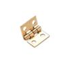 50 Mini Brass Hinges with Nails, 8 x 10 mm view 1