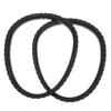 Toilet Chair Inner Mounting Rings, 2-Pack, Black Plastic view 1