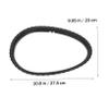 Toilet Chair Inner Mounting Rings, 2-Pack, Black Plastic view 2