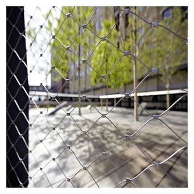 Qulamrdk 304 Stainless Steel Rope Mesh Fall Protection Net, 0.8 x 20 m