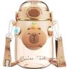 Glixoft Capybara Water Bottle with Straw view 1