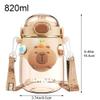 Glixoft Capybara Water Bottle with Straw view 2