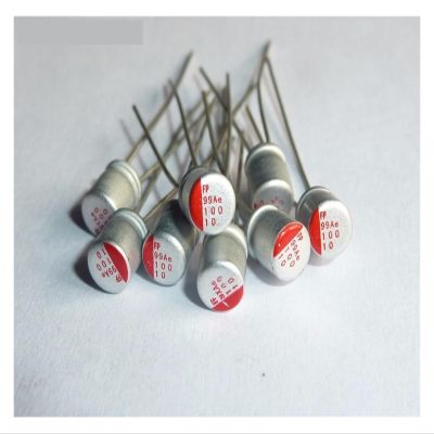 XTVVTODJXT 10-Piece 10uF 10V FP 4x5mm Solid Electrolytic Capacitors for Motherboards