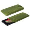 Suncase Genuine Leather Pouch Slim Edition for Nothing Phone (3a), Antique Kiwi Green view 4