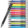 Personalized Ballpoint Pen | Recycled Aluminum | Blue-Writing Semi-Gel Refill | 15 Colors | Fonts | Engraved Promotional Pen (Black, 100) view 1