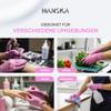 HANSKA 1000 Pink Powder-Free Nitrile Disposable Gloves, Ambidextrous, Non-Sterile, XS view 4