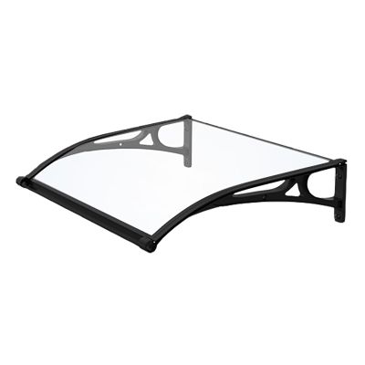 QiaoRong Air Conditioner Cover, Heat Pump Awning with Drainage Gutter, 80 × 420 cm