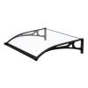 QiaoRong Air Conditioner Cover, Heat Pump Awning with Drainage Gutter, 80 × 420 cm view 1