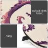 KengjuTesu Octopus Tennis Racket Cover with Adjustable Shoulder Strap, Purple Pattern view 4
