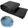 Black Pond Liners, 2 x 3 m, 3 x 4 m, 4 x 6 m, 5 x 5 m, 6 x 7 m, 8 x 10 m, Garden Pool Underlayment for Small Fish Ponds, Fountains and Waterfalls, Waterproof Membrane (0.13 mm/5 mil), 5 x 5 m view 1