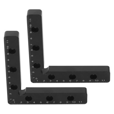 2-Piece 120 mm 90-Degree Positioning Square Clamps for Woodworking