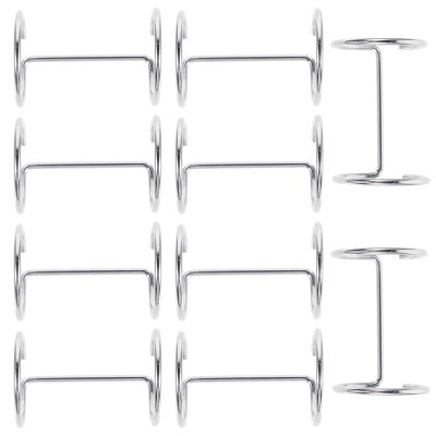 ABOOFAN 10-Piece Acrylic Binder Set with Metal Binding Rings for Menus and Price Tags