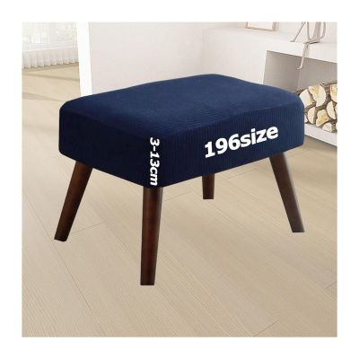 Miecoae Stretch Jacquard Ottoman Cover, Rectangular or Square, 55 x 70 cm