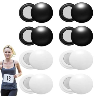Magnetic Race Bib Holders for Runners, 8 Pairs