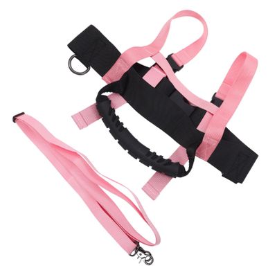 Pink Adjustable Portable Ski Training Harness for Kids
