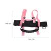 Pink Adjustable Portable Ski Training Harness for Kids view 2