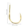 UPKOCH Barbed Bait Hooks, Gold-Colored, Copper view 2