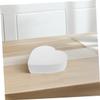 Angoily Heart-Shaped Foam Imitation Cakes, 2 Pcs, White view 4