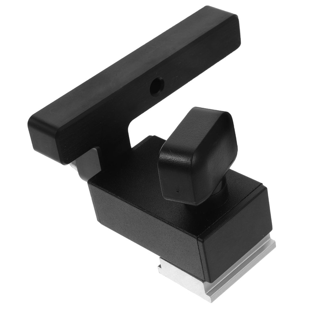 Operitacx Aluminum Alloy T-Nut Stopper with Square Handle, Miter Block for Woodworking