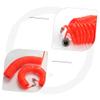 HOLIDYOYO Heavy-Duty Red PU Coiled Air Compressor Hose, Flexible Design, 25 mm Minimum Bend Radius view 3