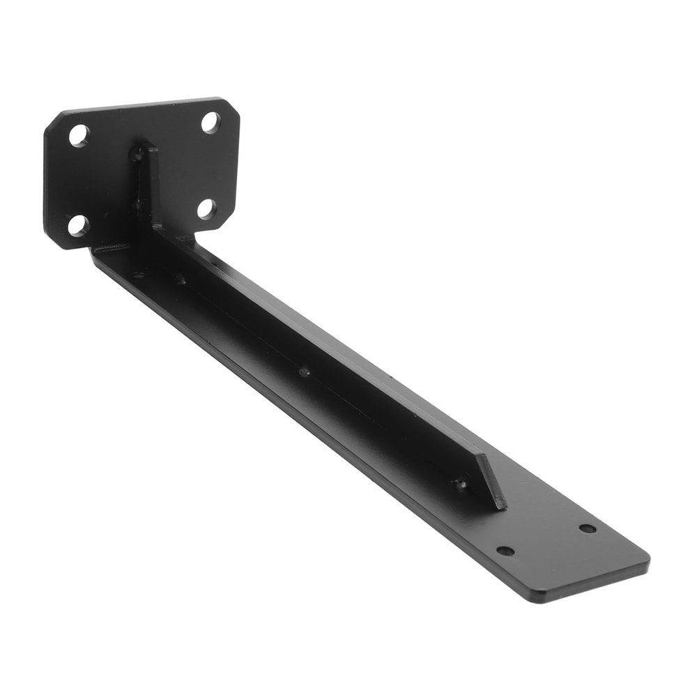 Black Steel Shelf Bracket for Floating Wall Shelf, 1 pc