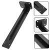 Black Steel Shelf Bracket for Floating Wall Shelf, 1 pc view 2
