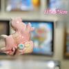 HUMOCHUSON Tang Sancai Ceramic Flying Pony Sculpture, Chinese-Style Desk Ornament, Sakura Pink view 2