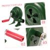 HEMOTON Portable Hand Bellows for Grills and Camping, Green, Iron view 4