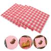 SECFOU Checked Food Parchment Paper, 100 Sheets, Water-Resistant Baking Paper view 3
