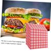 SECFOU Checked Food Parchment Paper, 100 Sheets, Water-Resistant Baking Paper view 4
