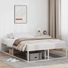 CFODOJ Home & Garden Metal Bed Frame, White, 120 x 200 cm view 1