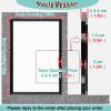 Paintable Hidden Wall Access Panel, 900 x 1000 mm view 3