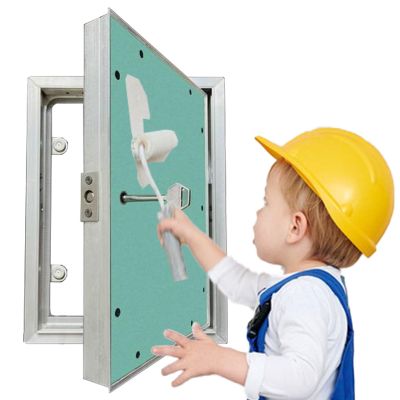 Paintable Drywall Access Panel, Recessed Inspection Door