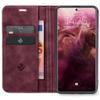 LBH Flip Case for Samsung Galaxy S25, Wine Red, with Screen Protector view 2