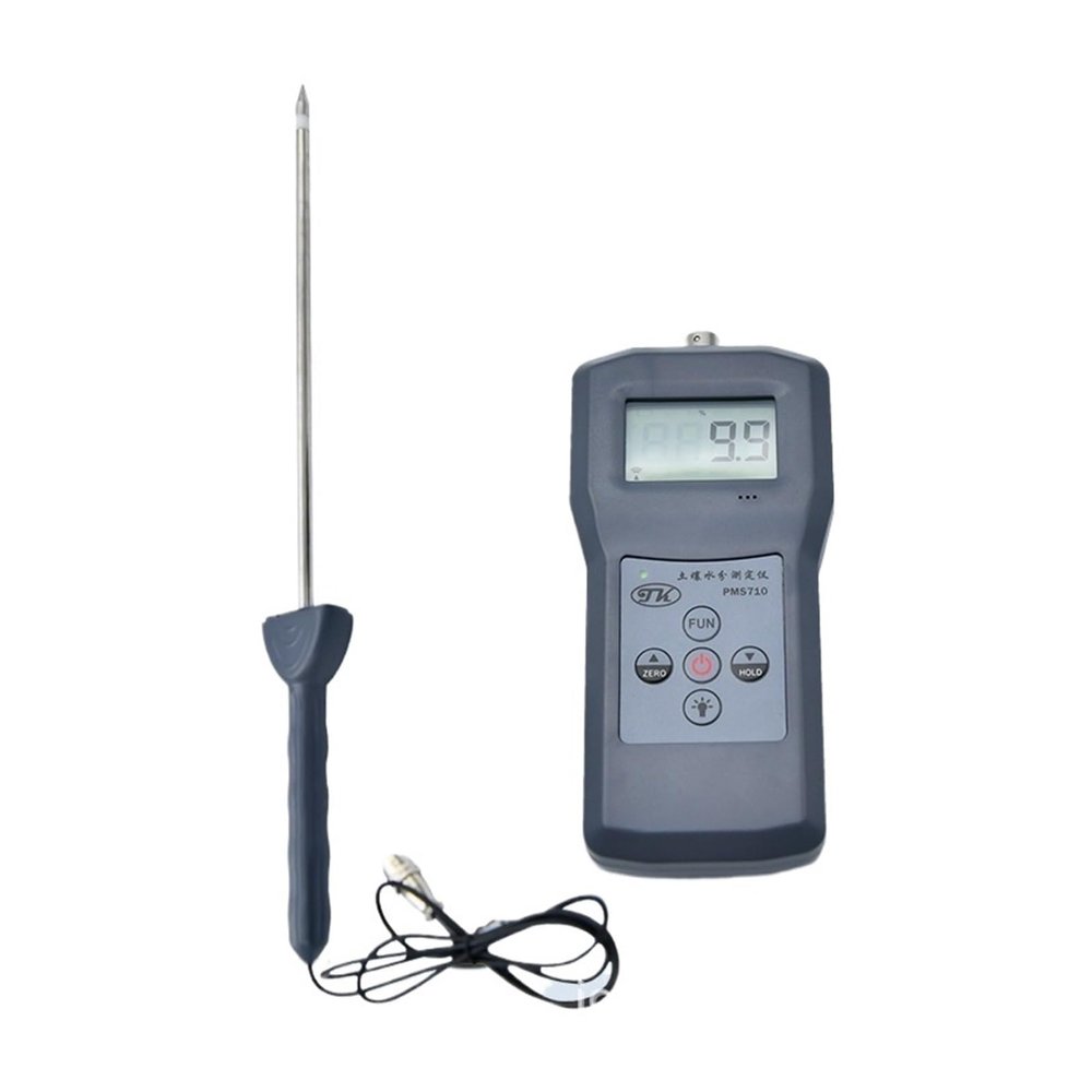 Moisture Meter, Soil and Sediment Moisture Tester, 0–50% Range, ±2% Accuracy for Paper, Ceramic, Ceilings, Firewood, and Cardboard