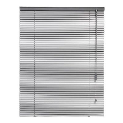 Silver Aluminum Venetian Blinds, Custom Size 150 × 290 cm
