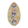 Ronyme Skeleton-Printed Wooden Skimboard, 30-Inch, Lightweight view 1