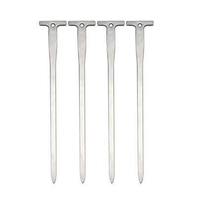 Yzdysg Stainless Steel Tent Stakes, Heavy-Duty Tarp Pegs for Camping