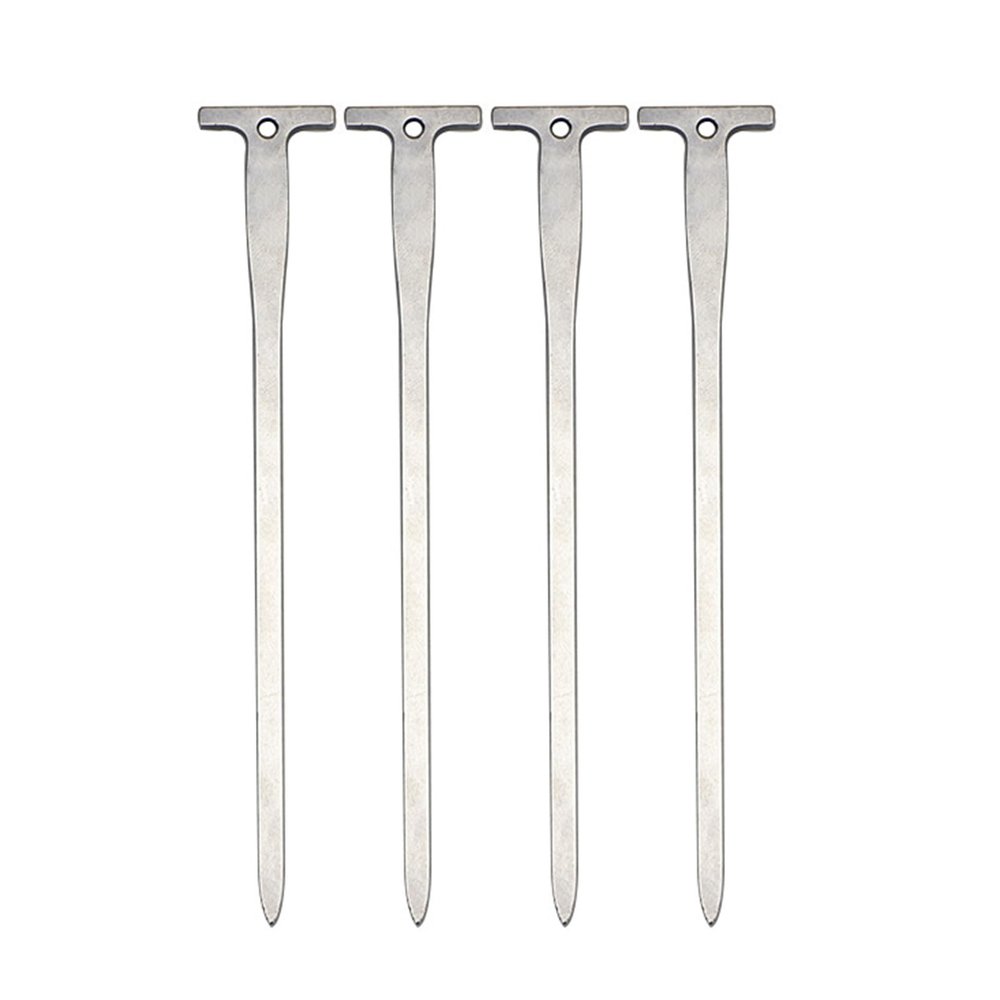 Yzdysg Stainless Steel Tent Stakes, Heavy-Duty Tarp Pegs for Camping