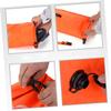 Sosoport Adult Swimming Buoy, Orange, Nylon, Lightweight, with Dry Bag view 2