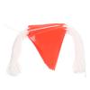 1 Chain of Red Construction Warning Flags, PVC and Nylon view 1