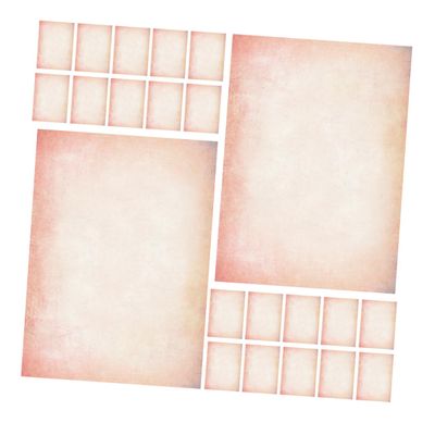 Vintage A4 Letter Paper, 60 Sheets, Double-Sided, for DIY Crafts