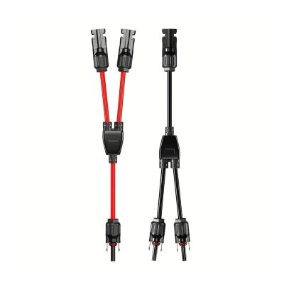GUYTRM 1-Pair Solar Connector Y-Branch Parallel Adapter Cable Kit