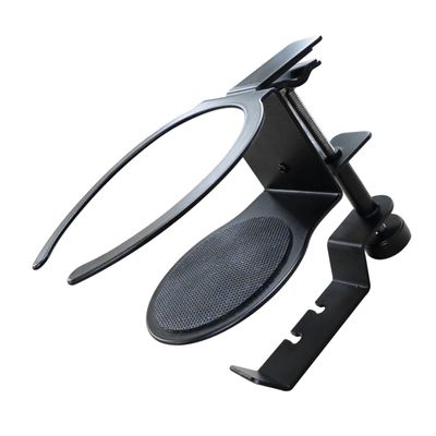 Aluminum Alloy Headphone Holder, 360° Rotatable, Black