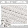 Stretch Jacquard Ottoman Cover, Square/Rectangular, E, 35 x 90 cm view 4
