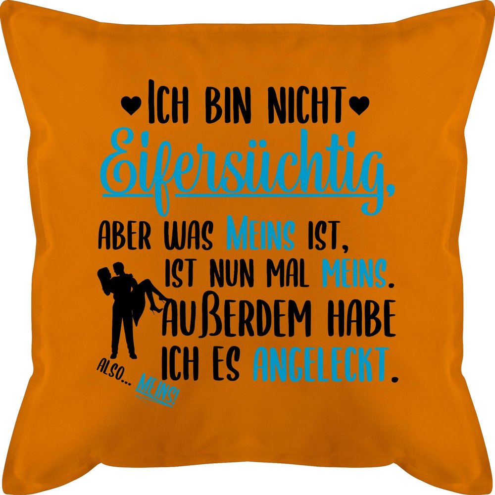 Pillow 50 x 50 cm – “What’s Mine Is Mine” – Orange