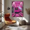 Diamond Painting for Adults, Train with Cherry Blossoms, 5D DIY Crystal Art, 40 x 55 cm view 2